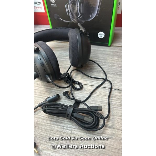 8502 - RAZER BLACK SHARK V2 PRO WIRELESS GAMING HEADSET / POWERS UP / MINIMAL SIGNS OF USE