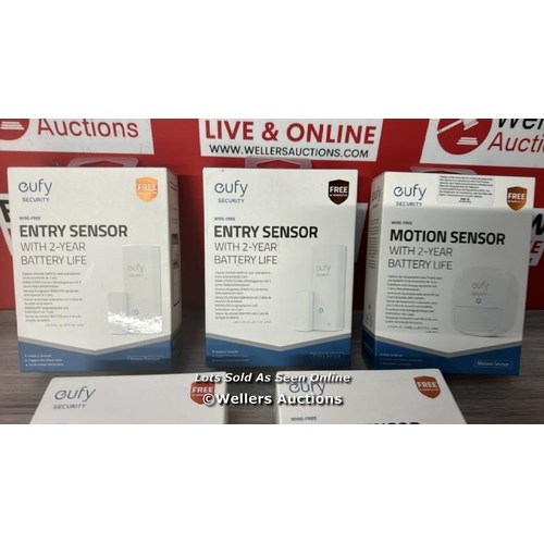 8587 - EUFY SECURITY MOTION SENSOR BUNDLE / NEW AND SEALED