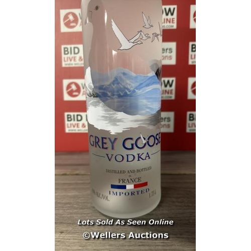 8594 - GREY GOOSE VODKA / 1.75L / 40% / NEW AND SEALED