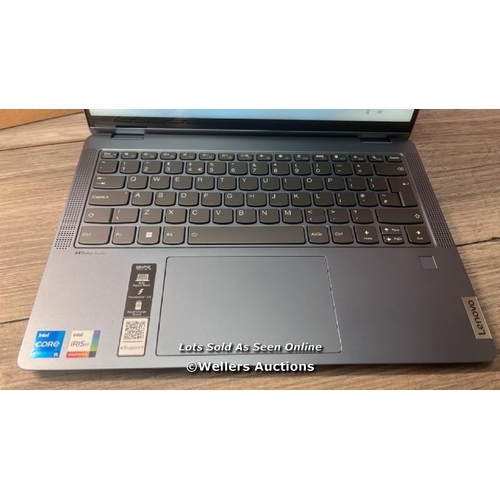 8723 - LENOVO IDEAPAD FLEX 5, INTEL CORE I5, 16GB RAM, 512GB SSD, 14 INCH CONVERTIBLE 2 IN 1 LAPTOP, 82Y000... 