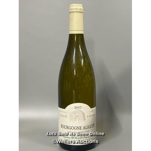 110 - 2017 Domaine Rollin Pere et Fils Bourgogne Aligote, 75cl, 12.5% / AN17