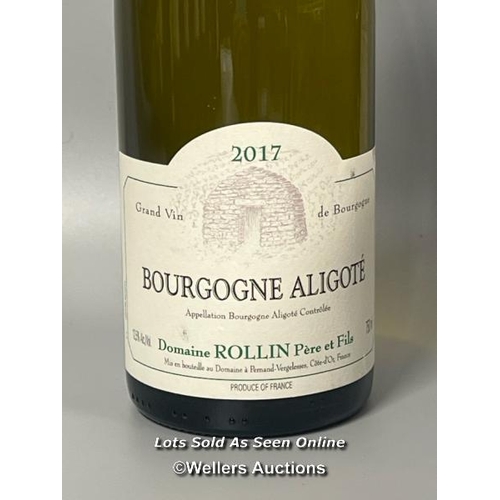 110 - 2017 Domaine Rollin Pere et Fils Bourgogne Aligote, 75cl, 12.5% / AN17