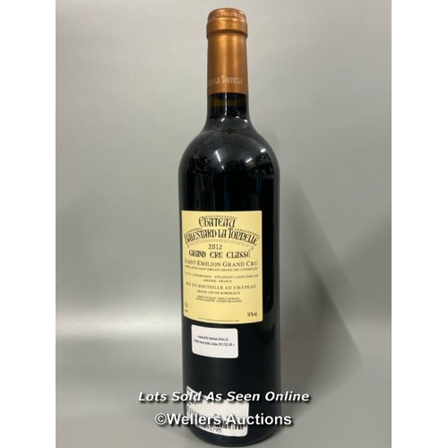 113 - 2012 Chateau Balestard La Tonnelle Saint-Emilion Grand Cru(Grand Cru Classe), 75cl, 14% / AN17