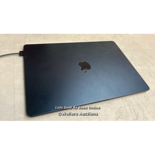 8725 - APPLE MACBOOK AIR 2024, APPLE M3 CHIP, 8GB RAM, 256GB SSD, 15.3 INCH IN MIDNIGHT, MRYU3B/A / APPEARS... 