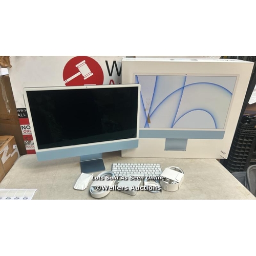 8726 - APPLE IMAC 2021, APPLE M1 CHIP, 8-CORE GPU, 8GB RAM, 256GB SSD, 24 INCH / APPEARS NEW OPEN BOX IN VE... 