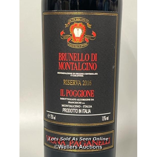 115 - 2016 Brunello di Montalcino Riserva Vigna Paganelli Il Poggione, 75cl, 15% / AN17