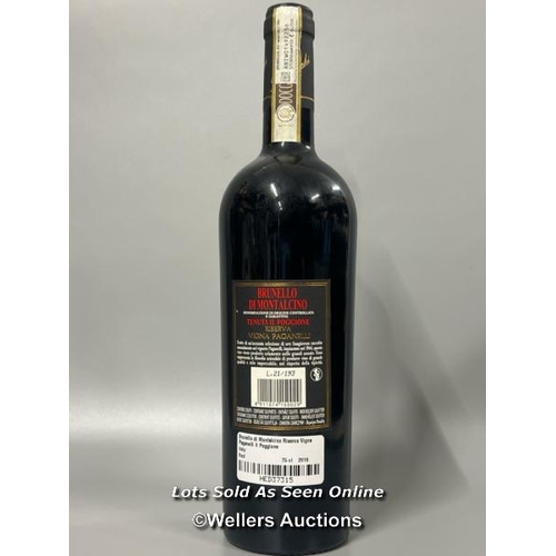 115 - 2016 Brunello di Montalcino Riserva Vigna Paganelli Il Poggione, 75cl, 15% / AN17