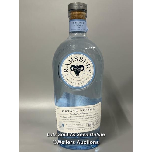 125 - Ramsbury Single Estate Vodka, 70cl, 40% / AN18