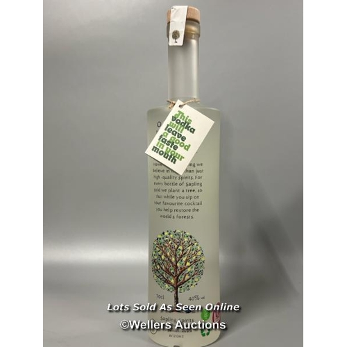 127 - Sapling Climate Positive Vodka, 70cl, 40% / AN18