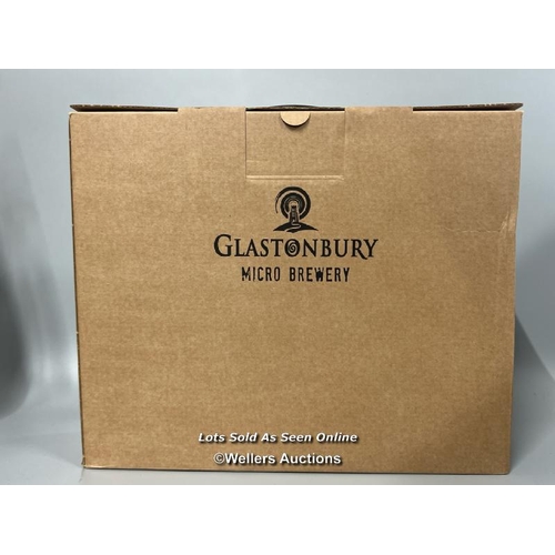 131 - Glastonbury Micro Brewery 'Happy Birthday' Gift Set of x4 500ml Bottles / AN18