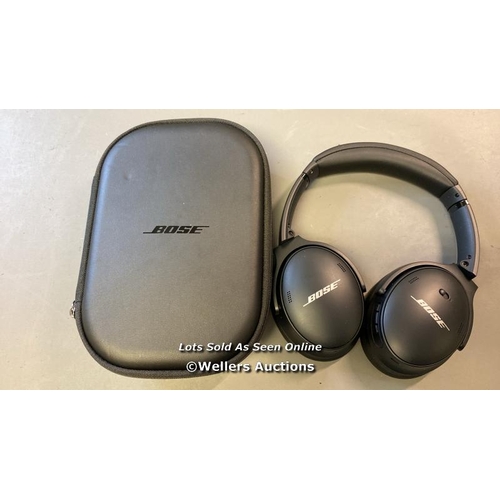 9507 - HEADPHONE BOSE MODEL: 437310 HEADPHONES WITH CASE AND CABLE