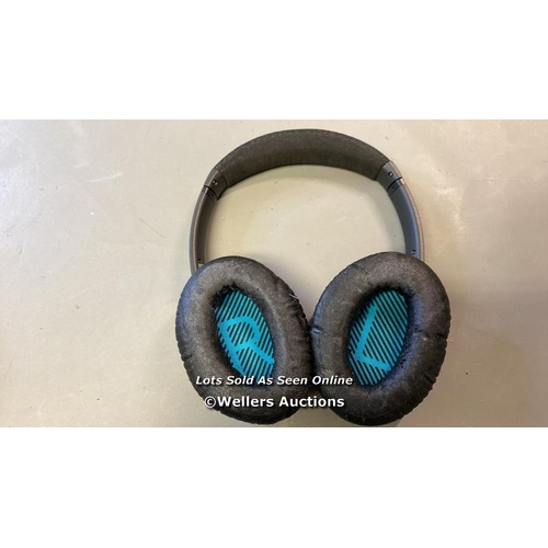 9508 - HEADPHONE BOSE QC25 HEADPHONES WITH CASE AND CABLE