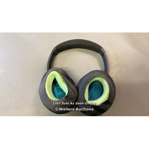 9512 - BOSE QC25 WITH CASE AND CORD HEADPHONES - FOAM DAMAGED