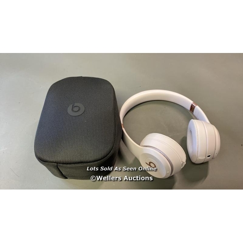 9514 - BEATS SOLO 4 WIRELESS HEADPHONES WITH CASE AND CABLE