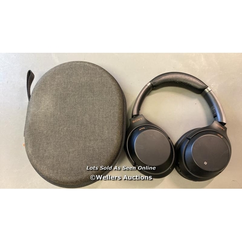 9525 - SONY  DIGITAL WH- 1000X M3 HEADPHONES - FOAM DAMAGED