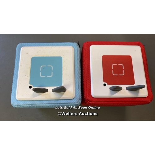 9630 - TONIES TONIEBOX WIRELESS MUSICAL STORY BOX  X2 - RED AND BLUE