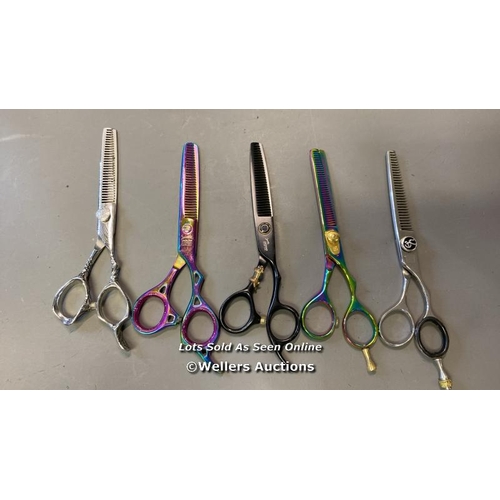 9639 - PROFESSIONAL HAIRSTYLE SCISSORS X5 INC. JAGUAR