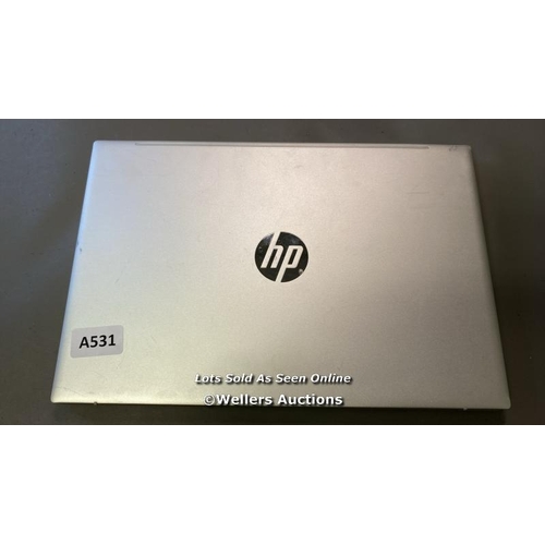 9680 - LAPTOP: HP 128 GD HD INTEL PENTIUM GOLD 750S @ 2.GHZ 4GB RAM WIN 11