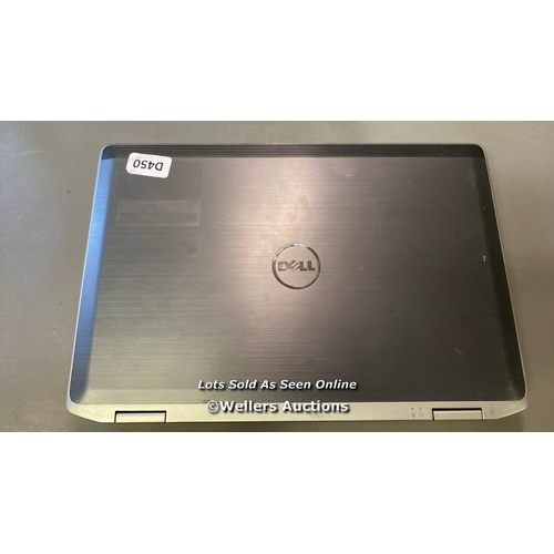 9681 - LAPTOP: DELL INTEL CORE 15 PROCESSOR - FAULTY, NOT POWER ON AND HD REMOVED