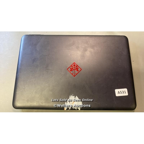 9688 - LAPTOP: HP ITD HB CORE 15-7300 HQ @ Z.5GHZ 8GB RAM WIN 11