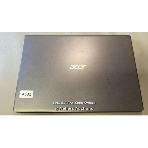 9691 - LAPTOP: ACER 1TB CORE 15-1035G1 @ 1GHZ 8GB RAM WIN 10