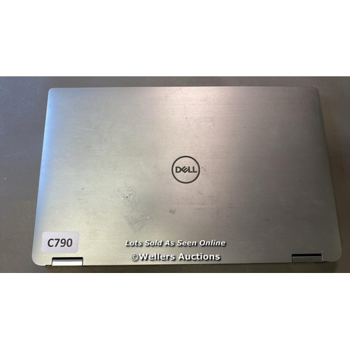 9695 - LAPTOP: DELL INTEL CORE 17-86654 @ 1.9GHZ 16GB RAM TOUCH - BIOS REMOVED AND HD REMOVED