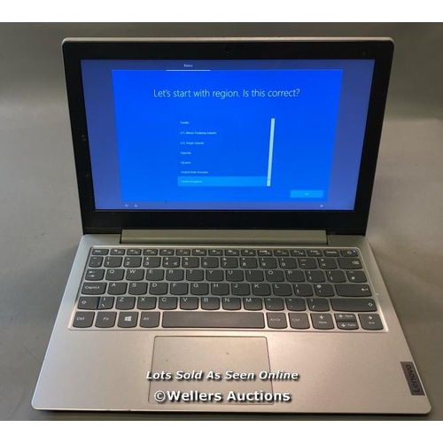 9698 - LAPTOP: LENOVO 64 GB HD INTEL CELERON N4020@ 1.1GHZ 4GB WIN 10