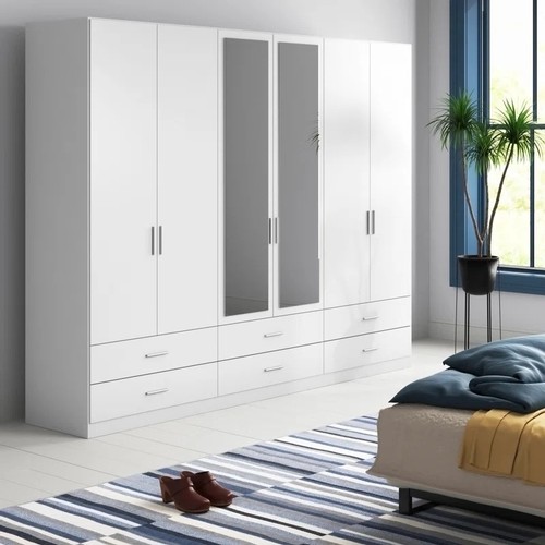 8012 - RRP: 529.99 - ZIPCODE DESIGN BEARFIELD 6 DOOR WARDROBE ** PLEASE NOTE: THIS LOT WILL BE AVAILABLE FO... 