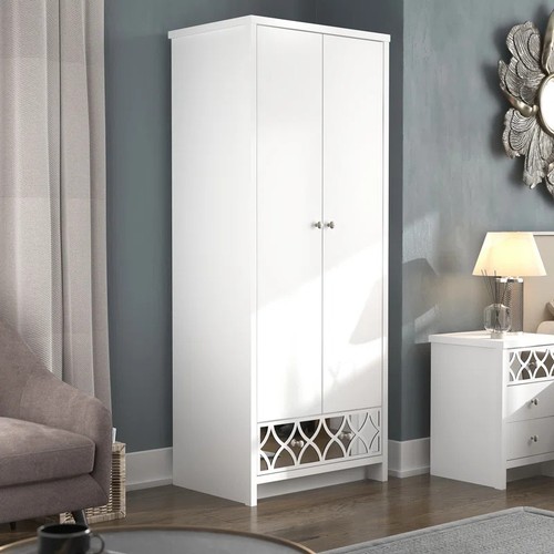 8020 - RRP: 249.99 - IRIS IRIS 2 DOOR 1 DRAWER WARDROBE ** PLEASE NOTE: THIS LOT WILL BE AVAILABLE FOR COLL... 