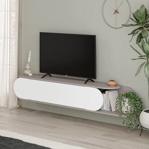 8036 - RRP: 109.99 - IVY BRONX ARYAV FLOATING WALL MOUNTED TV STAND FOR TVS UP TO 65