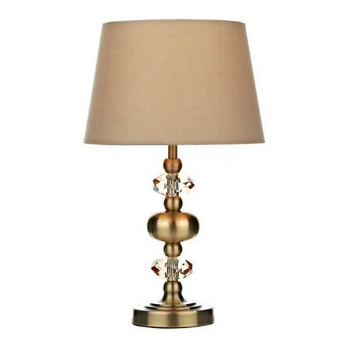 8046 - RRP: 52.99 - ASTORIA GRAND MCCULLERS 38CM TABLE LAMP / BASE COLOUR: POLISHED CHROME ** PLEASE NOTE: ... 