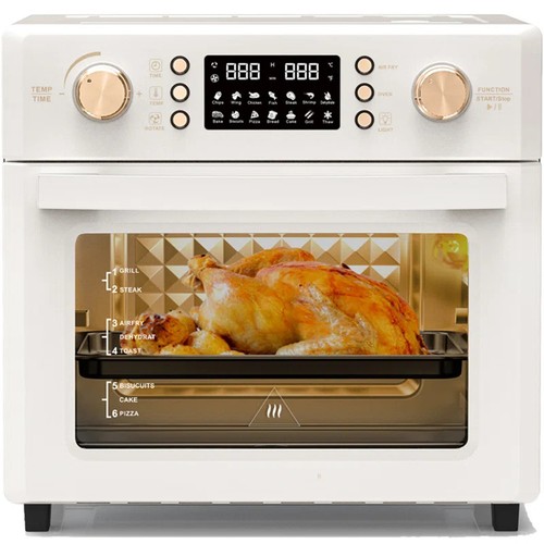 8047 - RRP: 119.99 - BELFRY KITCHEN 26L AIR FRYER OVEN, OIL FREE AIR FRYER WITH 14 PROGRAMMES, 360° HOT AIR... 