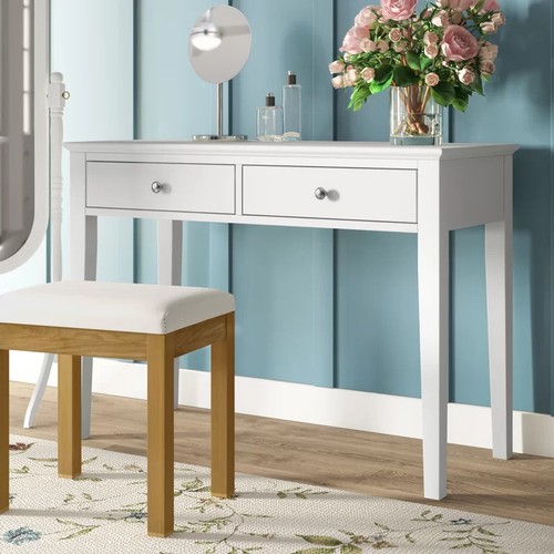 8048 - RRP: 299.99 - FERNLEAF LOUIS DRESSING TABLE / COLOUR: WHITE ** PLEASE NOTE: THIS LOT WILL BE AVAILAB... 