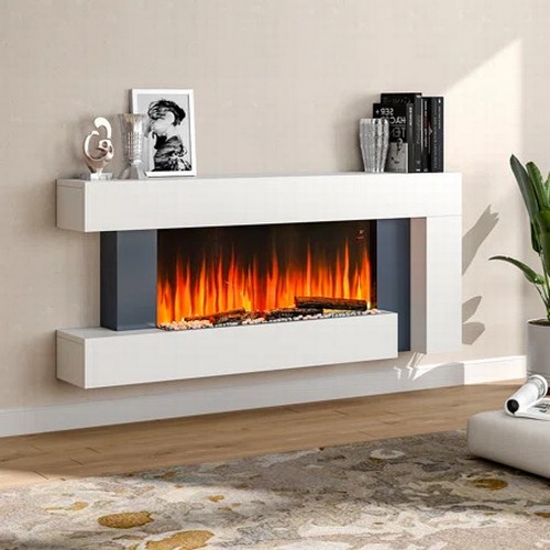 8067 - RRP: 376.42 - METRO LANE ANJEANETTE METRO LANE 132CM W ELECTRIC FIRE ** PLEASE NOTE: THIS LOT WILL B... 