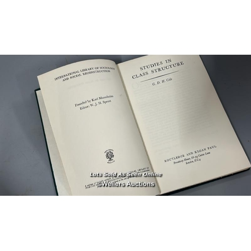 142 - Byron's works 1828 edition, Utopia 1908 edition and four other old books including Wuthering Heights... 