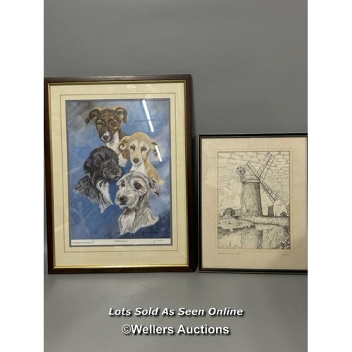 171 - Two framed prints, Kay Watson and Gwyn Jones / AN51