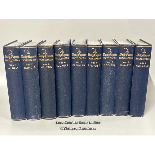 182 - Daily Express Encyclopedia, 1934 edition, volumes 1-9 / AN27