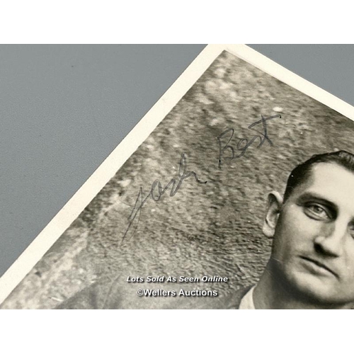 82 - A signed Identity photo of Pilot Officer Jack Best and a photograph of the 