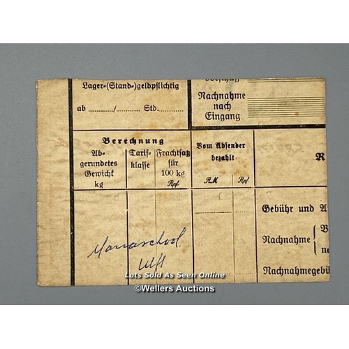 86 - An original pass issued to Gerhard Eppink for 22nd July 1944 during WW2, signed by the camp Kommanda... 