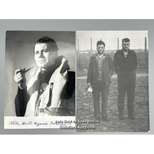 91 - Two signed photographs, one is a signed photograph of Flight Lieutenant Ivo Peter Tonder (Czech), an... 