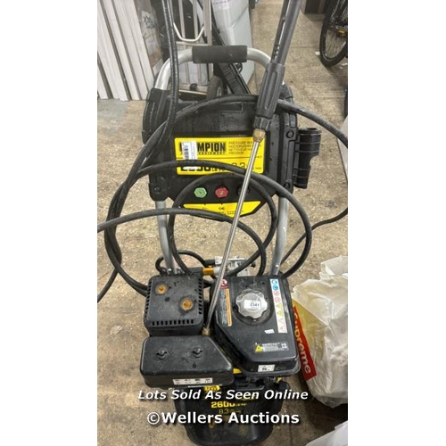 2341 - CHAMPION PETROL 2600 PSI PRESSURE WASHER / P4