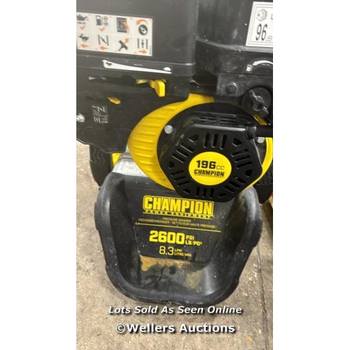 2341 - CHAMPION PETROL 2600 PSI PRESSURE WASHER / P4