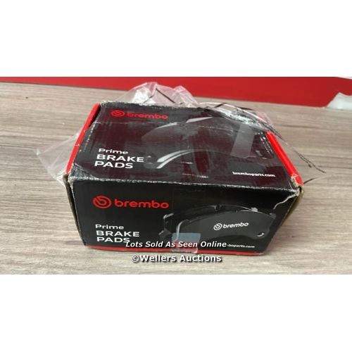 3016 - BREMBO P36022 FRONT DISC BRAKE PAD - SET OF 4 / APPEARS NEW OPEN BOX / A25 [0]