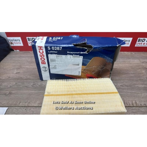 3018 - BOSCH S0287 - AIR FILTER CAR / APPEARS NEW OPEN BOX / A25 [0]