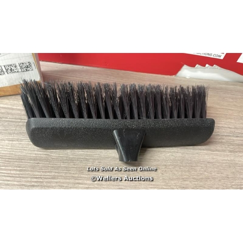 3020 - FIT FOR THE JOB SOFT INDOOR SWEEPING BROOM BRUSH, SOFT BROOM IDEAL FOR LAMINATE, VINYL, WOODEN FLOOR... 