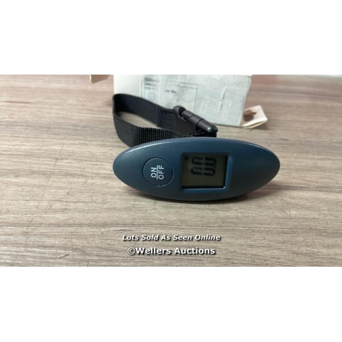 3034 - STATUS DIGITAL LUGGAGE SCALE | BLACK DIGITAL LUGGAGE WEIGHT SCALE | SDLSCALE1PK4 | PACKAGING MAY VAR... 