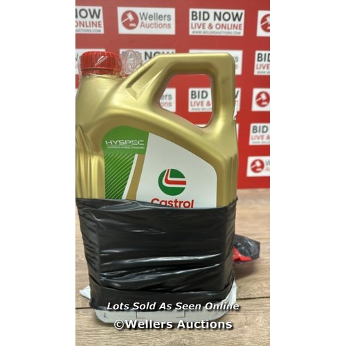 3035 - CASTROL EDGE 0W-20 C5 ENGINE OIL 5L, GOLD / MINIMAL SIGNS OF USE / A27 [0]