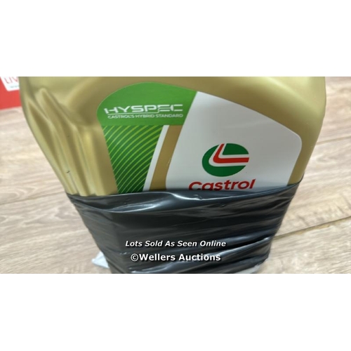 3035 - CASTROL EDGE 0W-20 C5 ENGINE OIL 5L, GOLD / MINIMAL SIGNS OF USE / A27 [0]