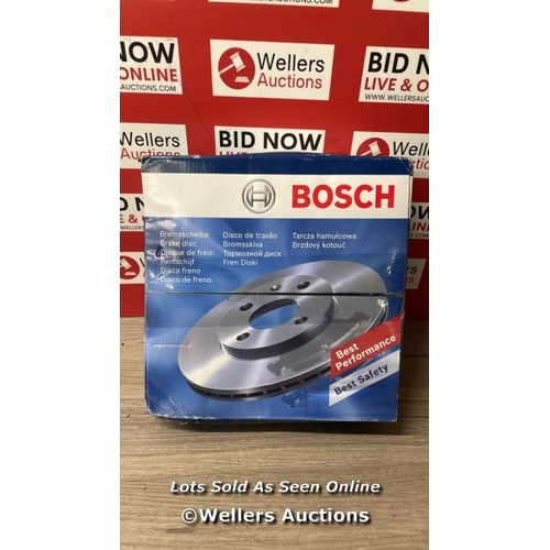 3040 - BOSCH BD753 BRAKE DISCS - FRONT AXLE - ECE-R90 CERTIFIED - 1 SET OF 2 DISCS / APPEARS NEW OPEN BOX /... 