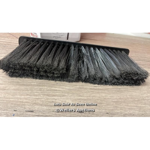 3058 - FIT FOR THE JOB SOFT INDOOR SWEEPING BROOM BRUSH, SOFT BROOM IDEAL FOR LAMINATE, VINYL, WOODEN FLOOR... 